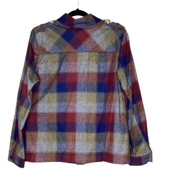 CAbi Collage Coastal Cowgirl, Pearlcore Plaid Jacket Size M - Picture 3 of 16